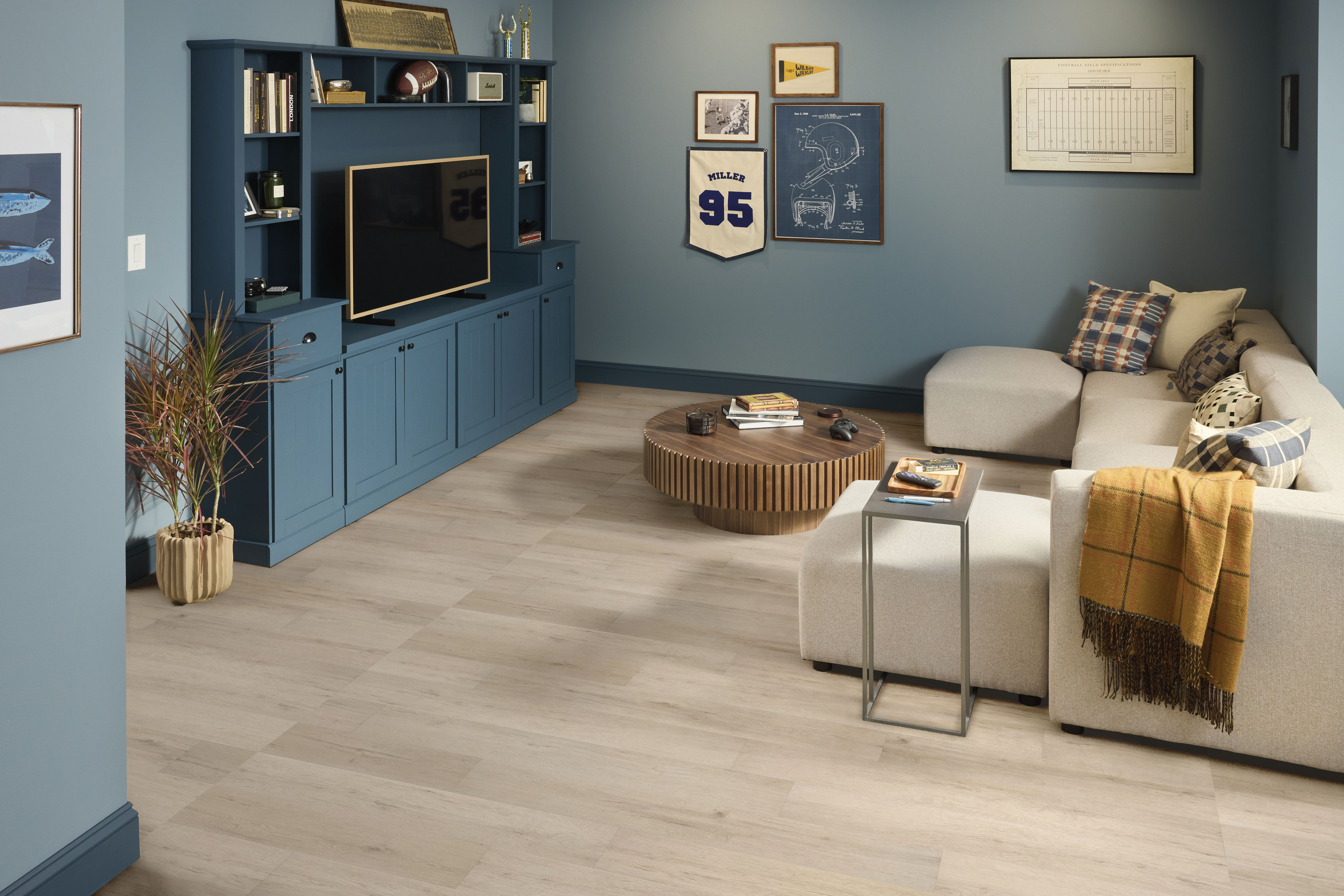 Pantheon Hd+ Natural Bevel - in Fresco Cream | Shaw Floors